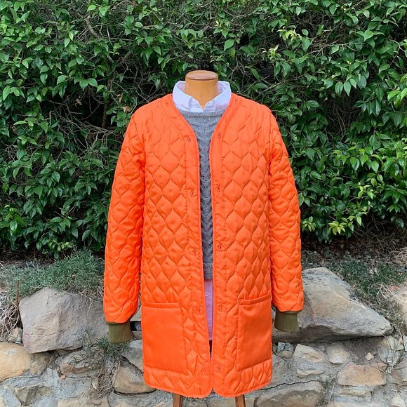 Rag & Bone aviator hooded manteau parka with removable quilted coat liner - Picture 14 of 16